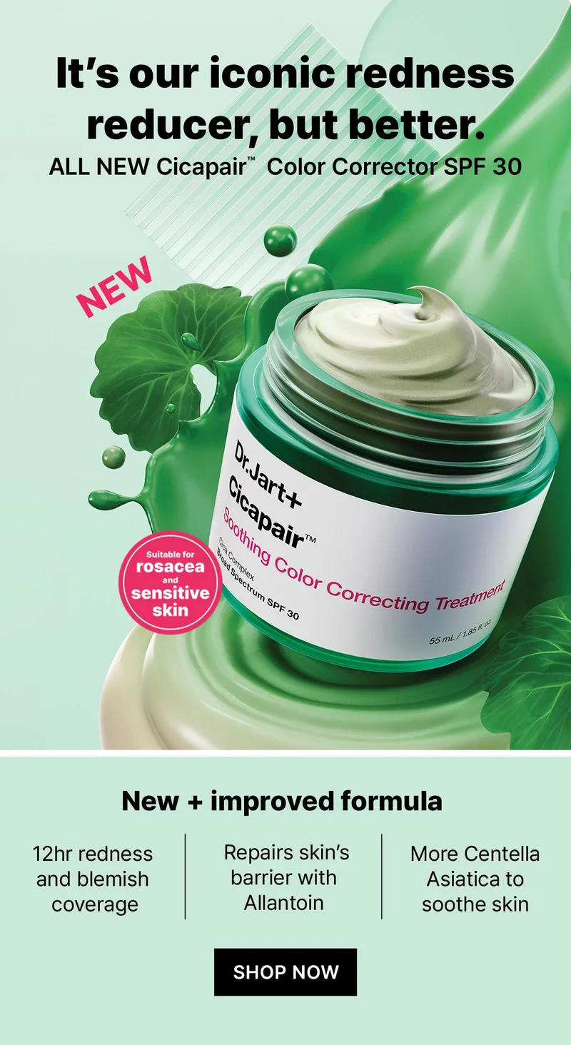 Calling all sensitive skin types. Get 3 free Cicapair full sizes with orders $65+.
