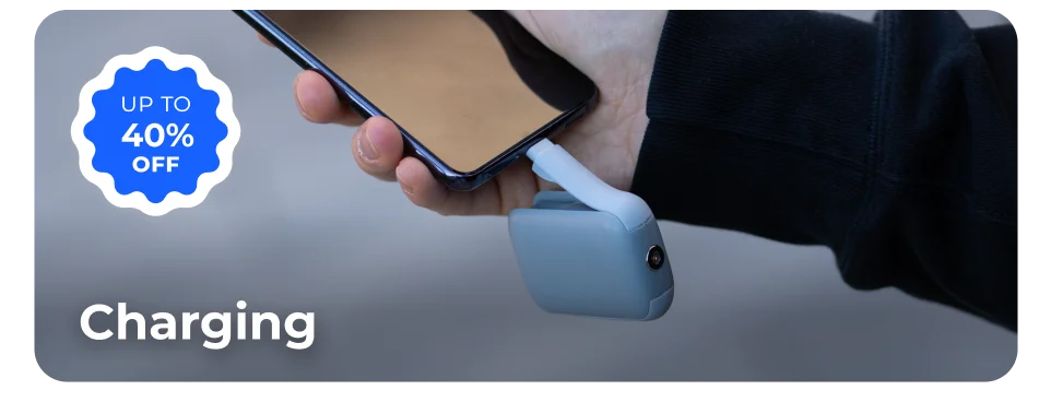 Here’s a sneak peek at what’s coming: Spare Kits, Pouches, Notebooks ➝ 40% OFF inCharge X, inCharge XL ➝ 40% OFF AirCard  ➝ 50% OFF EDGE Pro collection ➝ 20% OFF