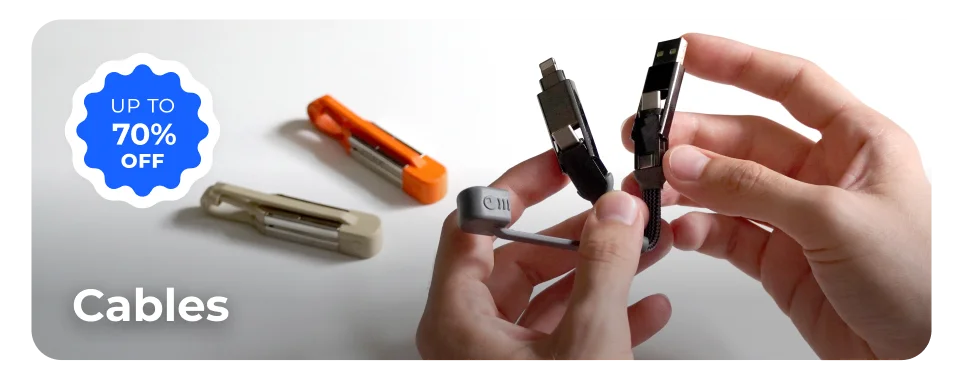 Here’s a sneak peek at what’s coming: Spare Kits, Pouches, Notebooks ➝ 40% OFF inCharge X, inCharge XL ➝ 40% OFF AirCard  ➝ 50% OFF EDGE Pro collection ➝ 20% OFF