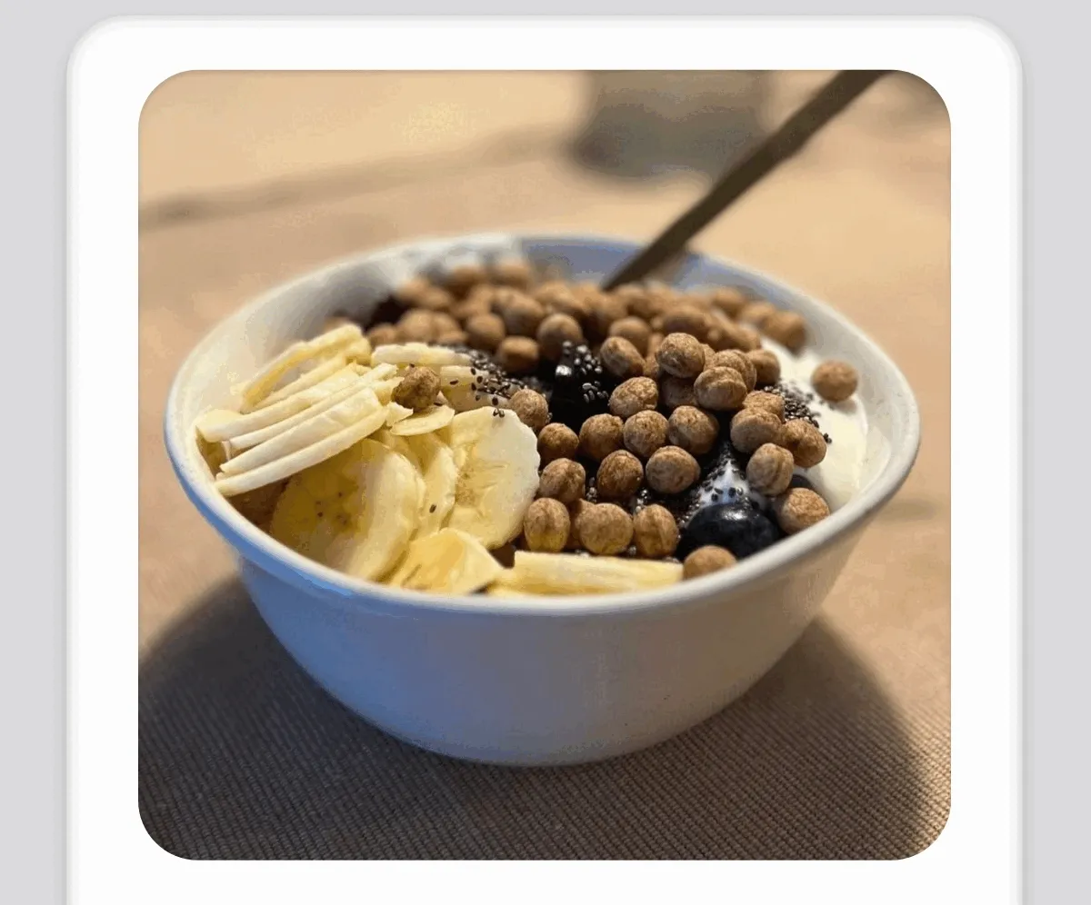 Use cereal or granola as a topper