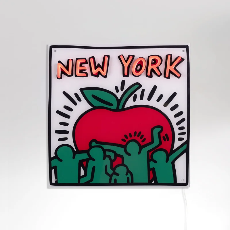 Image of New York Yellowpop x Keith Haring, led neon sign