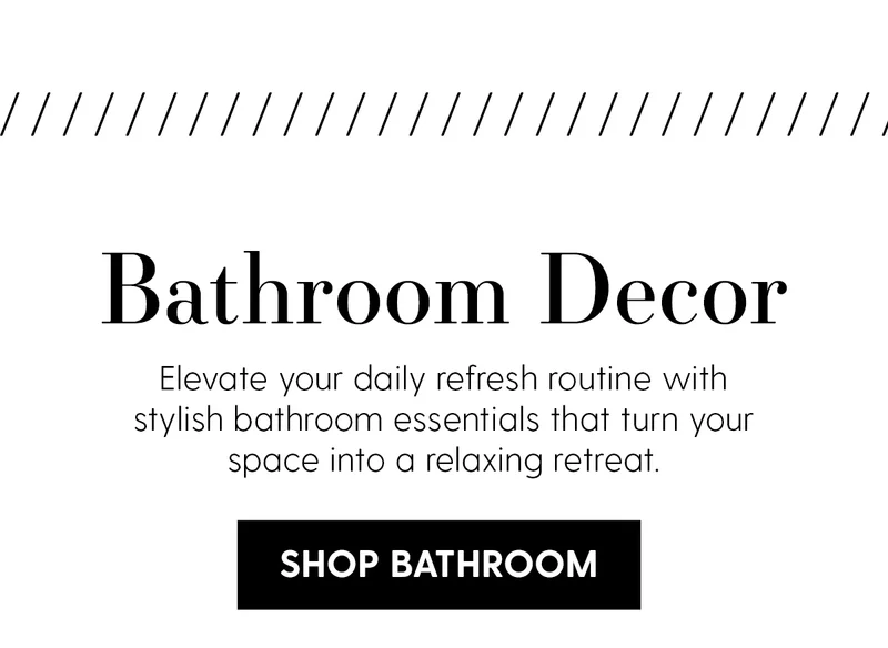 Bathroom Decor | Elevate your daily refresh routine with stylish bathroom essentials that turn your space into a relaxing retreat.