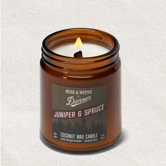 5000527 - Danner x Near & Native Candle - 9oz Juniper & Spruce