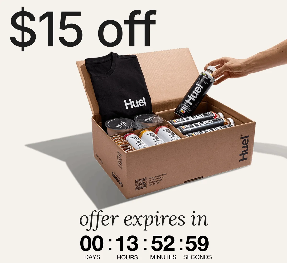 $15 off last chance