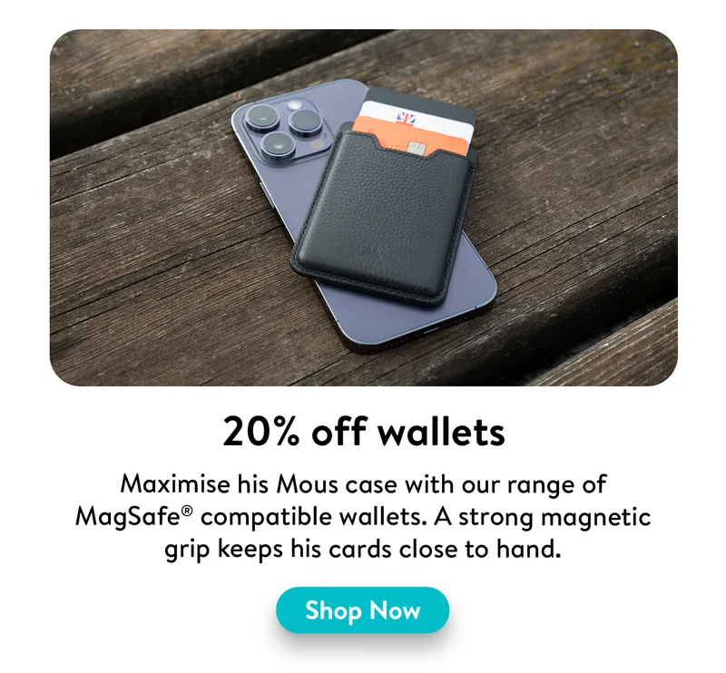 20% off wallets