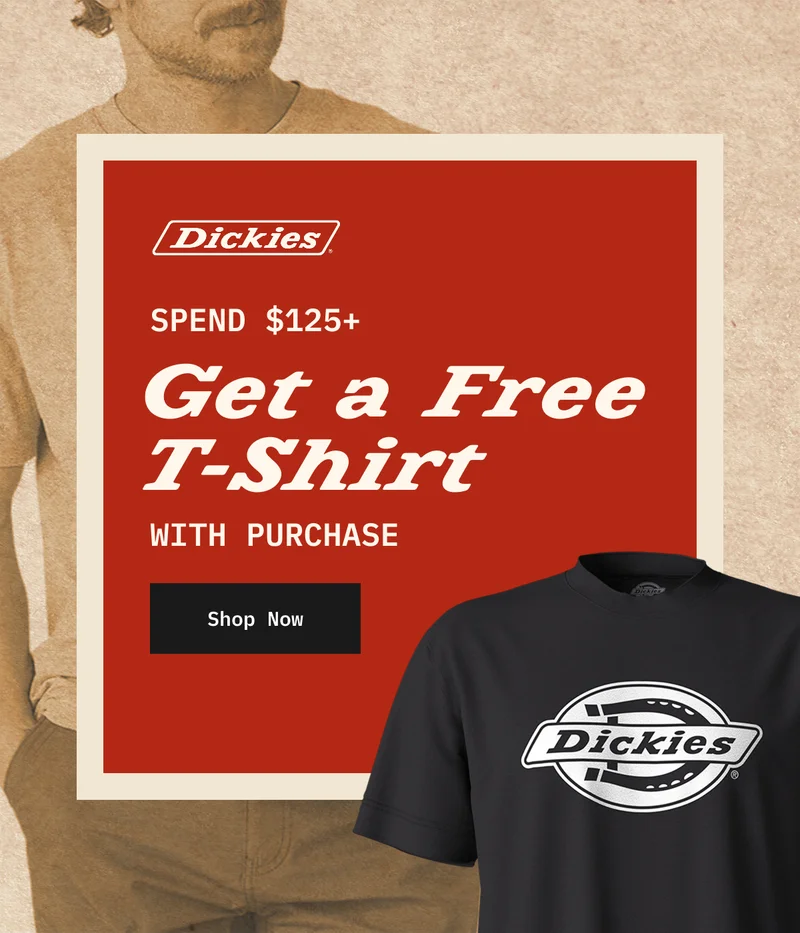 Spend $125+ Get a Free T-Shirt. Shop Now.