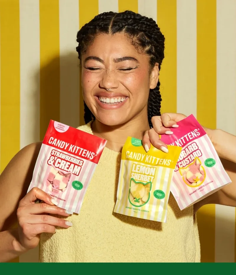 **Treets Crunchy Corn**  Sweet-meets-salty crunchy corn, coated in smooth vegan ch*colate. Properly addictive.