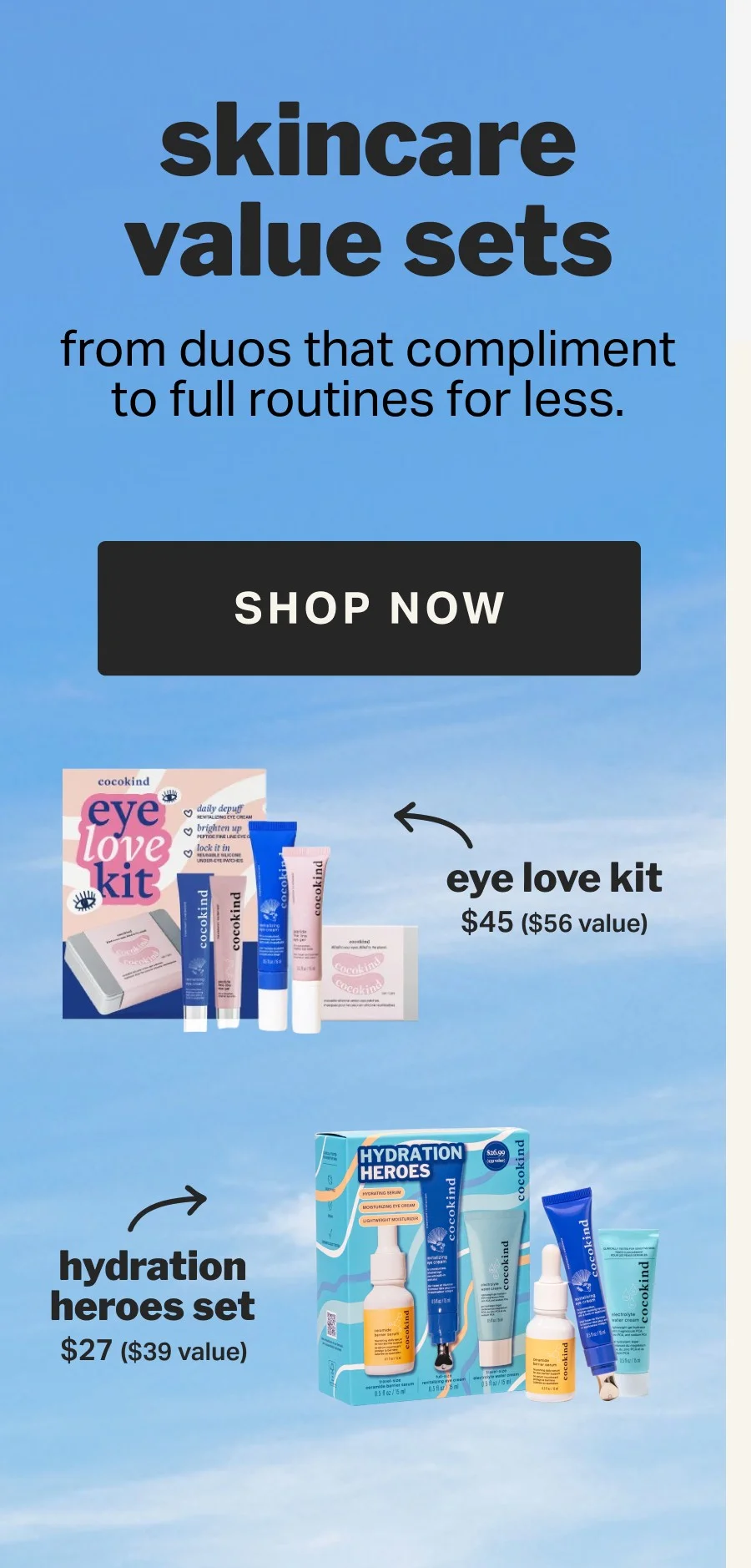 skincare value sets