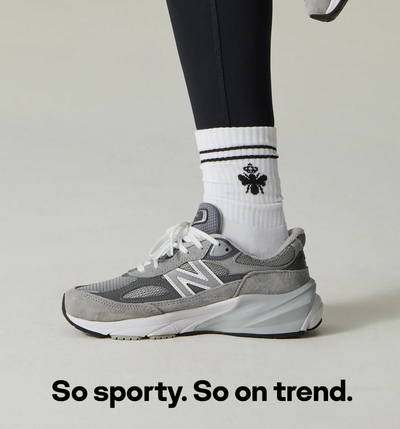 So sporty. So on trend.