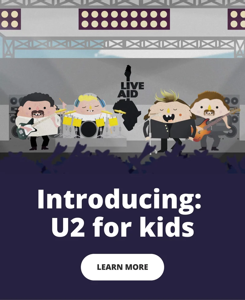 U2 Band cartoon - Introducing U2 for kids