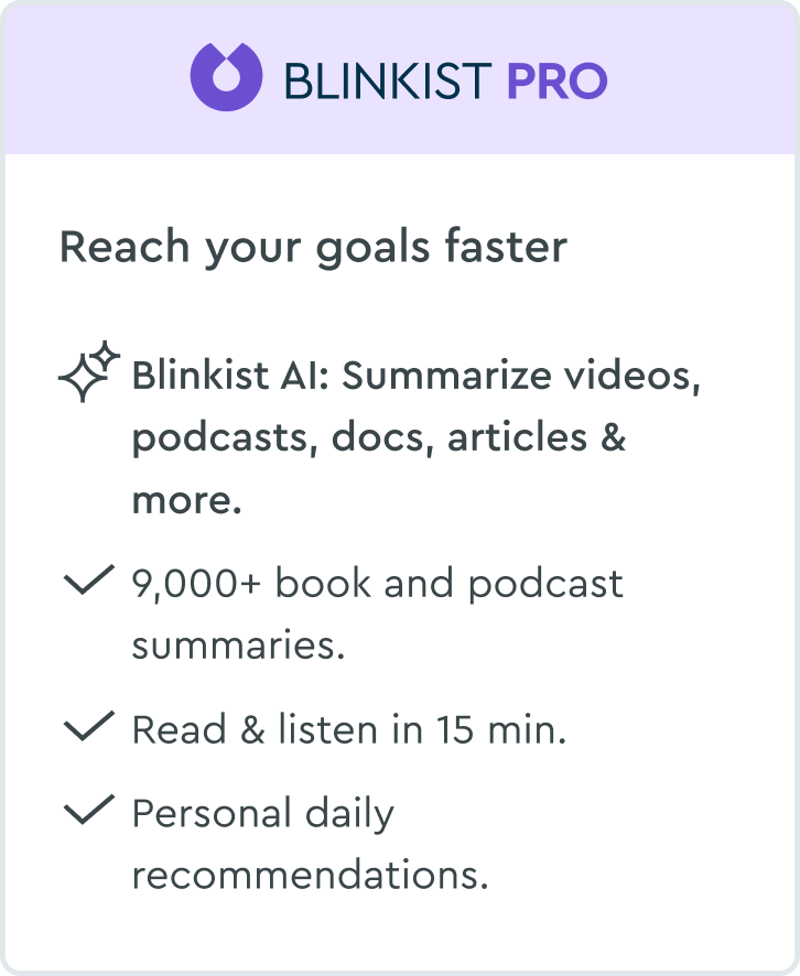 Blinkist Pro