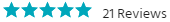 5 Stars - 21 Reviews