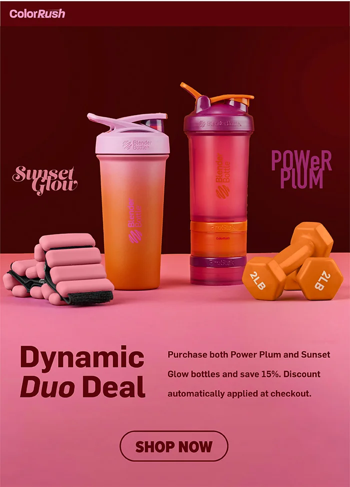 Sunset Glow + Power Plum - Shop Now!