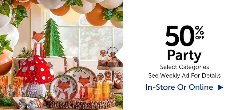 50% Off Party - Select Categories