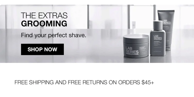 THE EXTRAS GROOMING | Find your perfect shave. | SHOP NOW | FREE SHIPPING AND FREE RETURNS ON ORDERS $45+