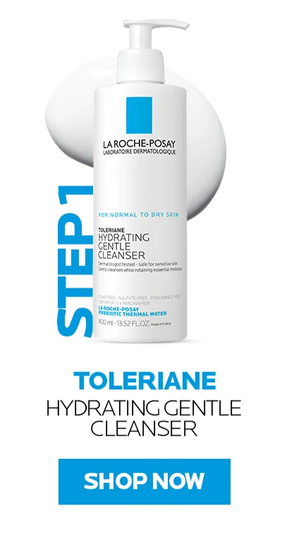 Step 1: Toleriane Hydrating Gentle Cleanser