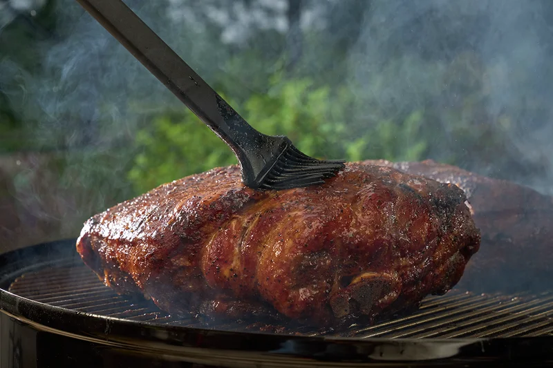 Pit Pork Barbecue with Worcestershire Mop