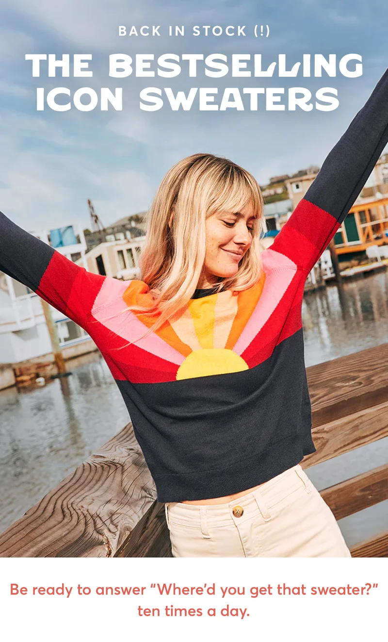 Summer in sweater form.