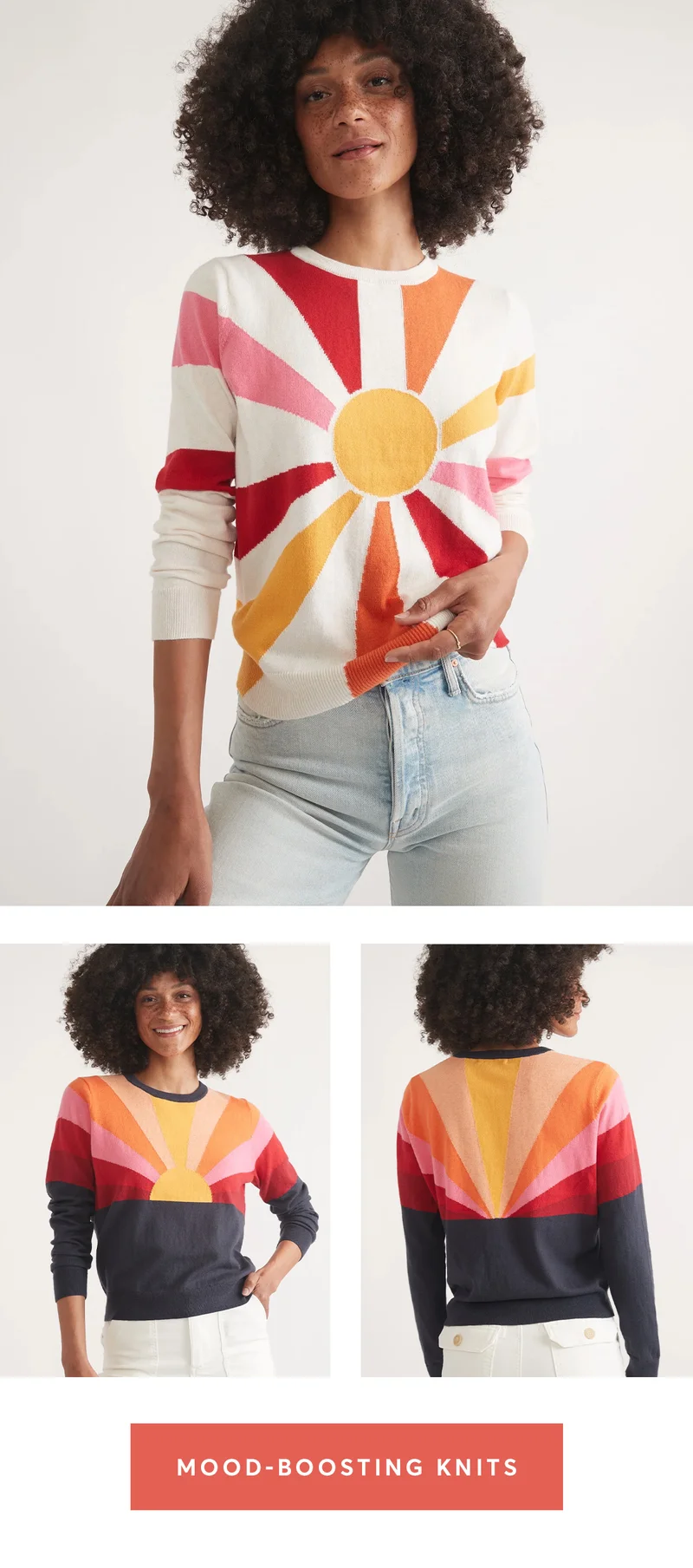 Mood-boosting knits