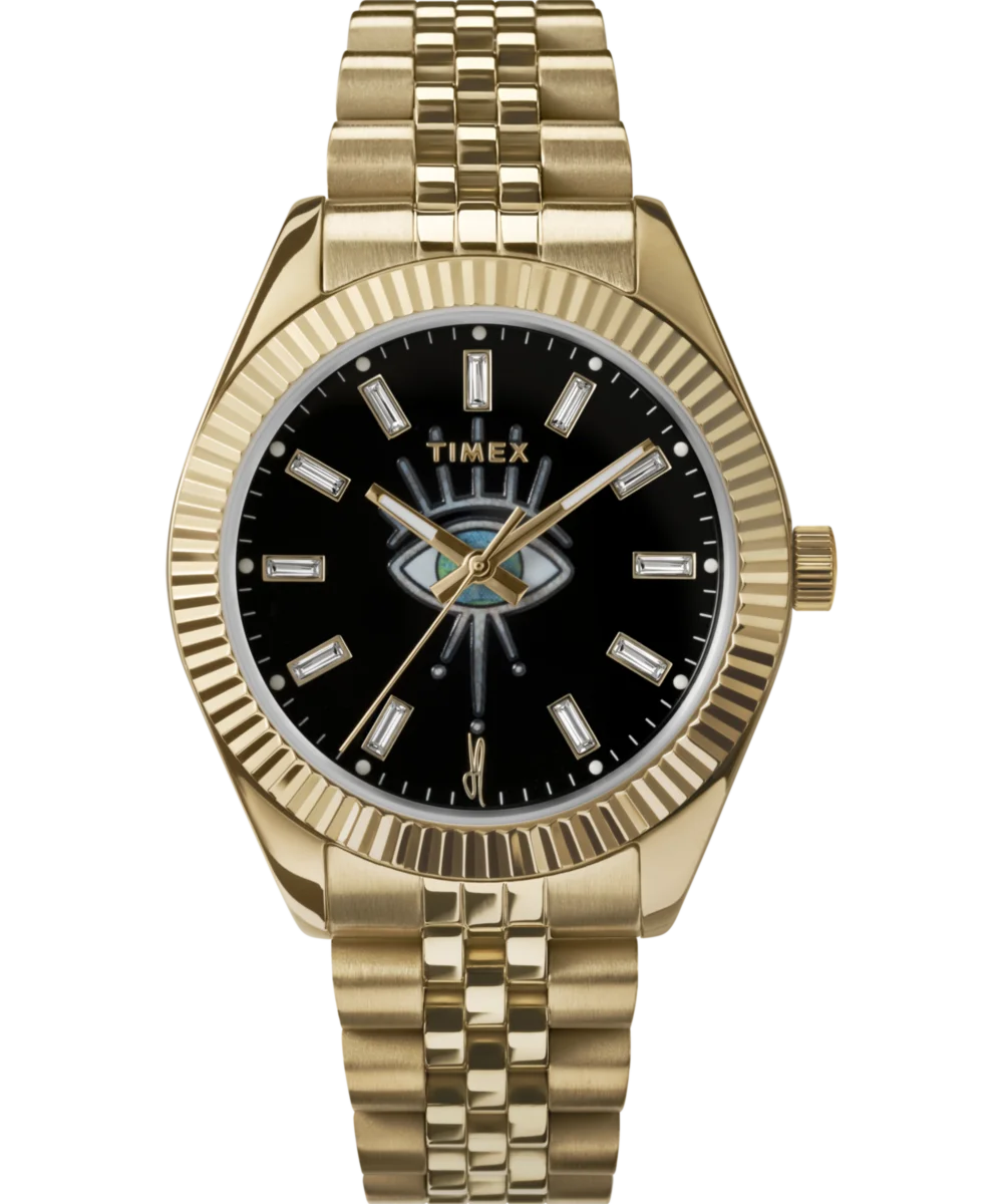 Image of Timex x Jacquie Aiche 36mm Stainless Steel Bracelet Watch