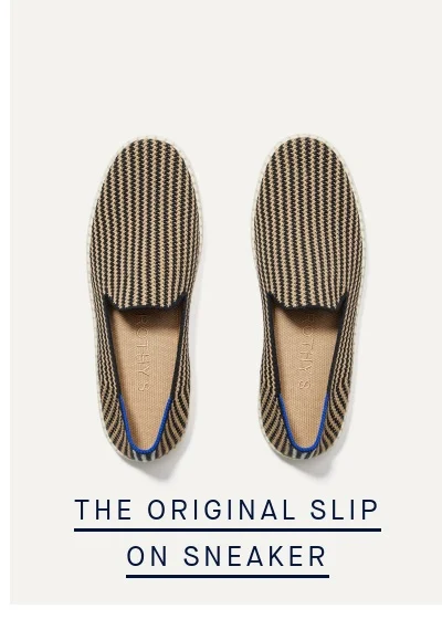 THE ORIGINAL SLIP ON SNEAKER