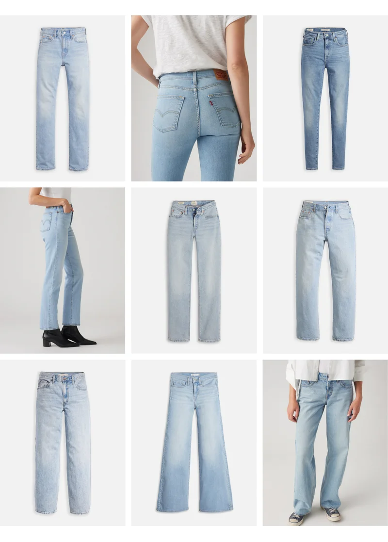 DIFFERENT LIGHT WASH JEANS FITS