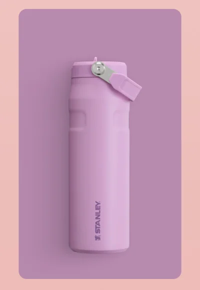 The IceFlow™ Bottle with Flip Straw Lid | 24 OZ