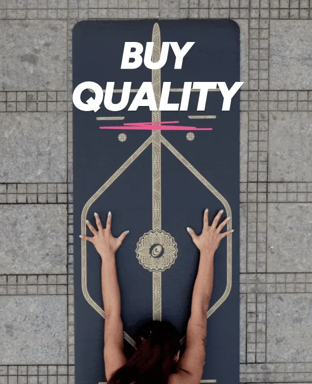 Buy quality, buy planet-friendly, buy non-toxic, buy consciously, buy right