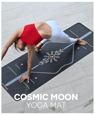 Cosmic Moon Yoga Mat