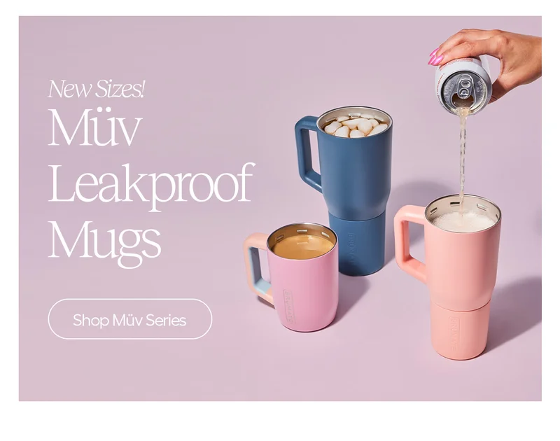 New Sizes! Müv Leakproof Mugs - Shop Müv Series