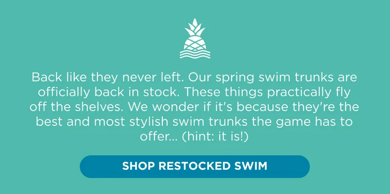 SHOP RESTCOCKED SWIM TRUNKS