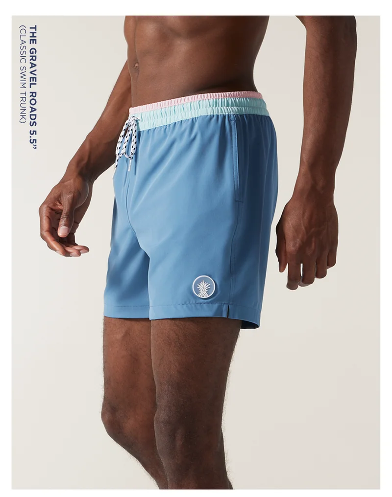 Classic Swim Trunk: The Gravel Roads 5.5"