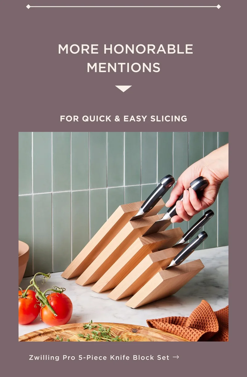 Zwilling Pro 5-Piece Knife Block Set