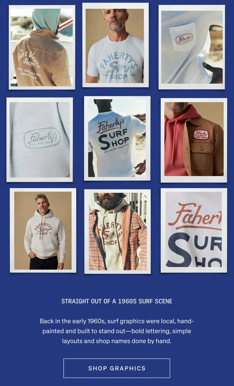 Faherty Surf Shop | Shop Graphics