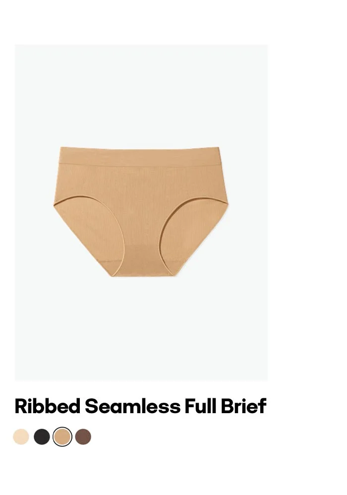 Ribbed Seamless Full Brief