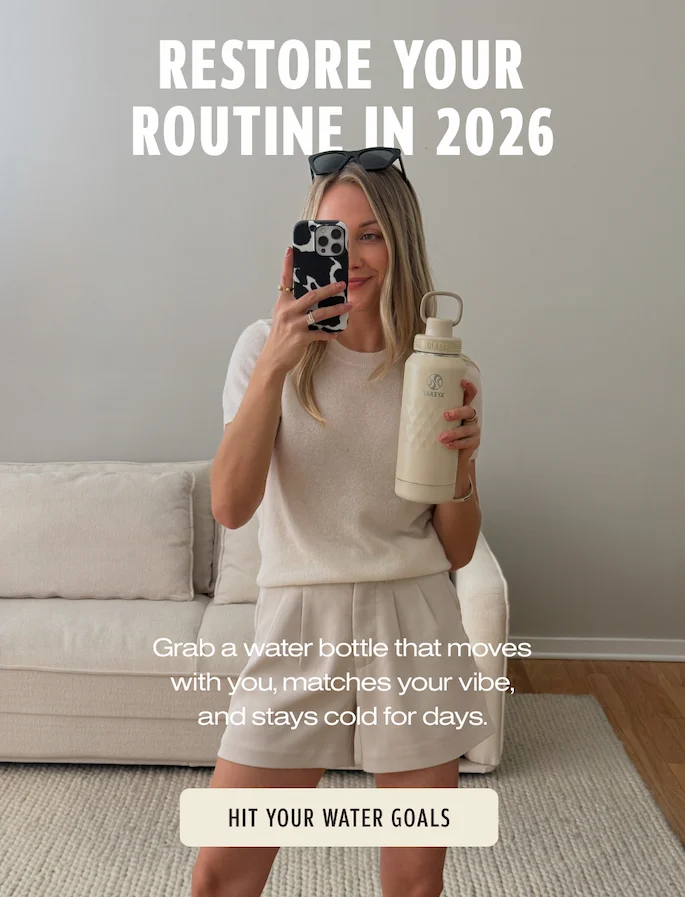 Restore your routine in 2026 with a water bottle that keeps up with you!
