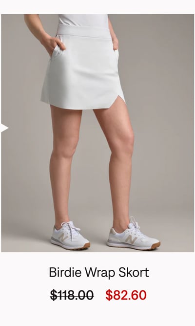 Birdie Wrap Skort