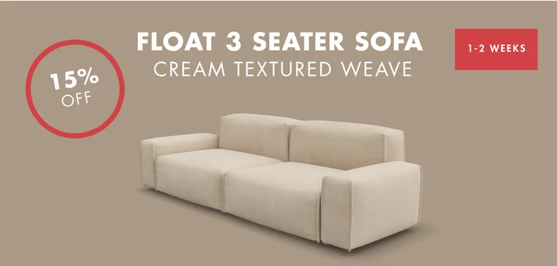 Float 3 Seater Sofa
