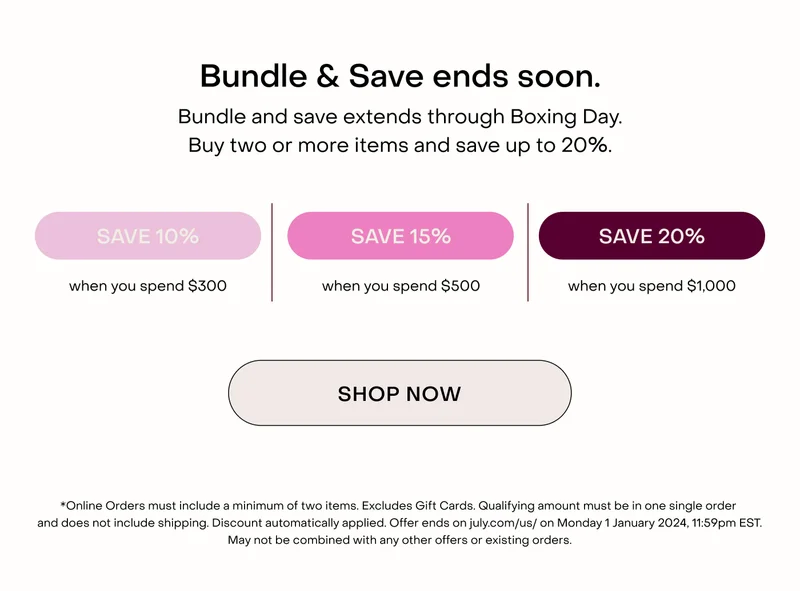 Bundle & Save ends soon. Bundle and save extends through Boxing Day. Buy two or more items and save up to 20%.