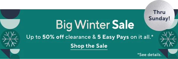 Big Winter Sale