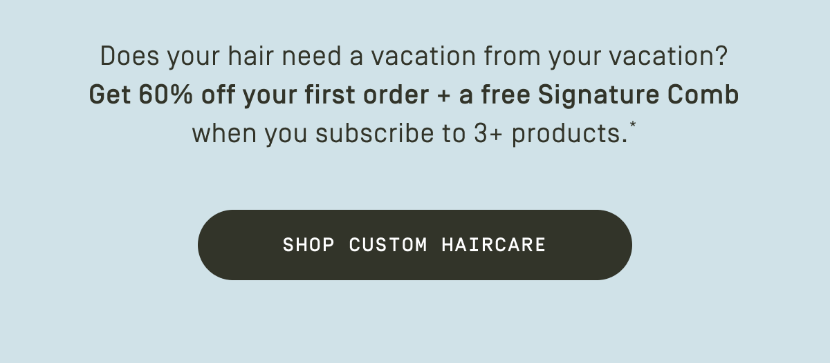 Shop Custom Haircare
