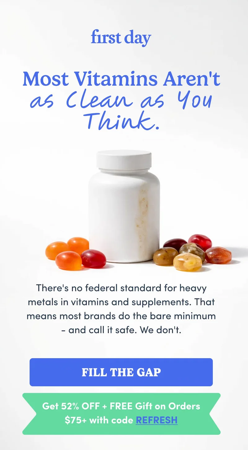 Most Vitamins Aren't as Clean as You Think.