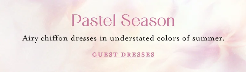 Pastel Season Guest Dresses