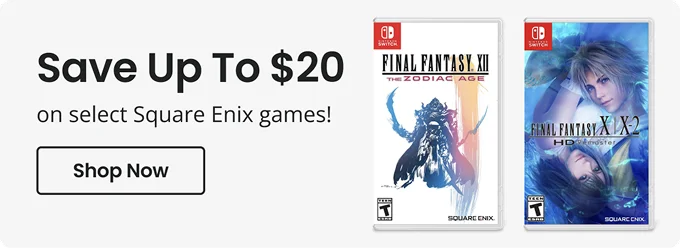 Save Up To $20 on select Square Enix games! | Shop Now