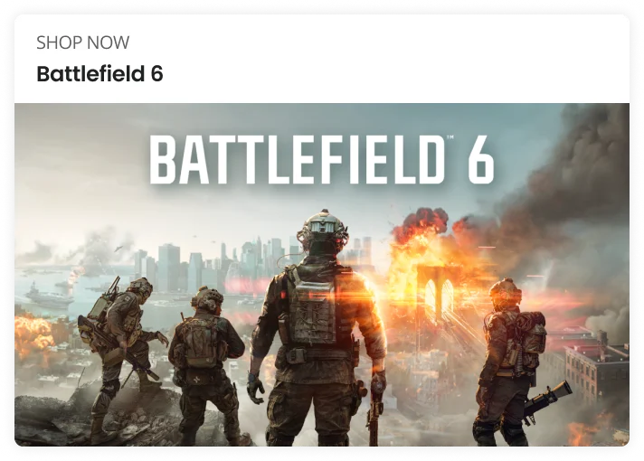 SHOP NOW | BATTLEFIELD 6