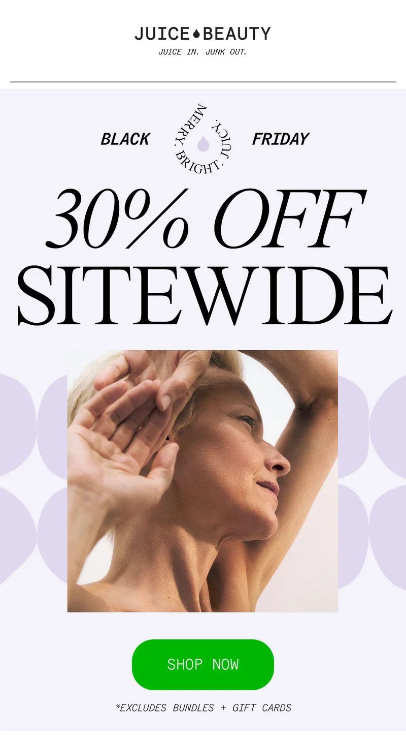 Black Friday: 30% Off Sitewide