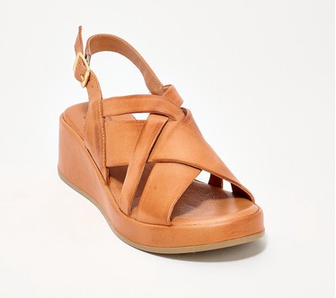 Miz Mooz Leather Adjustable Wedges - Pennie