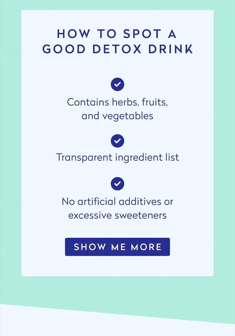 HOW TO SPOT A GOOD DETOX DRINK