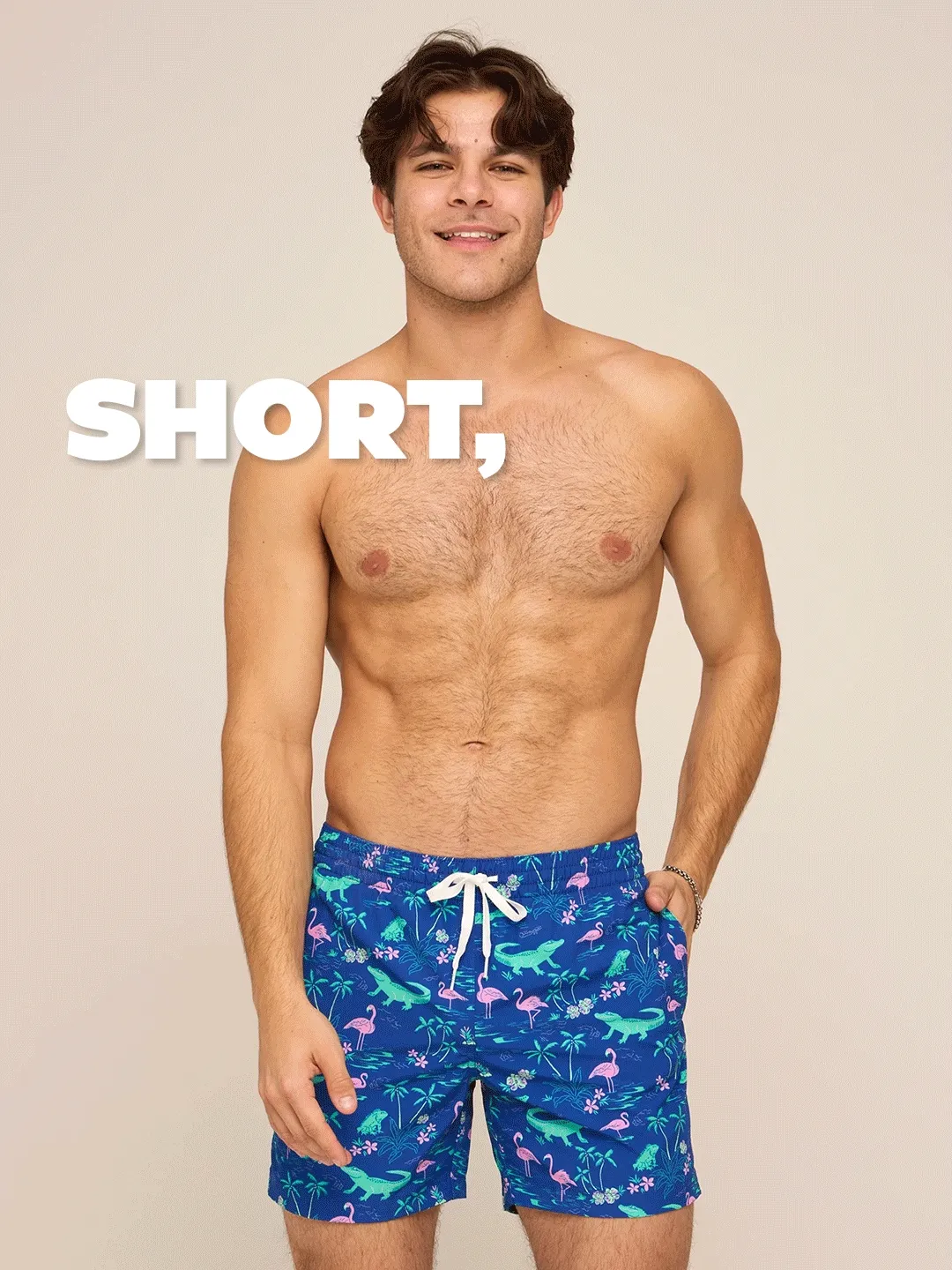 SHORT, SHORTER, OR BARELY THERE: The Swim Trunk