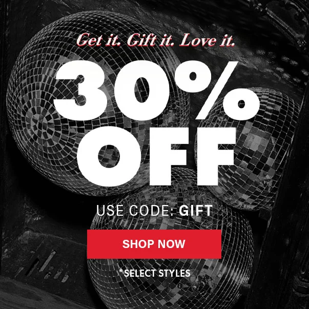 30% Off Select Styles
